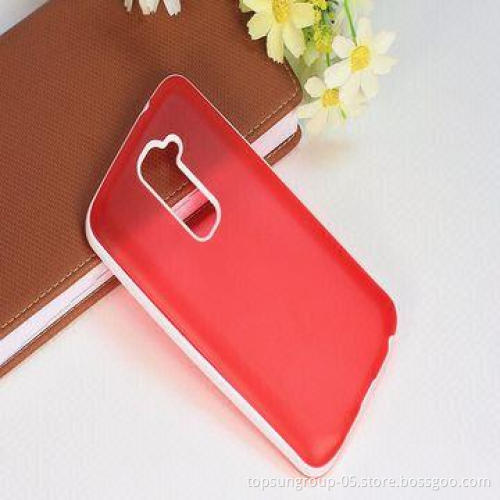 Favorites Compare Multicolor TPU Case for LG, TPU Frosted Back Clear Side, Good Quality
